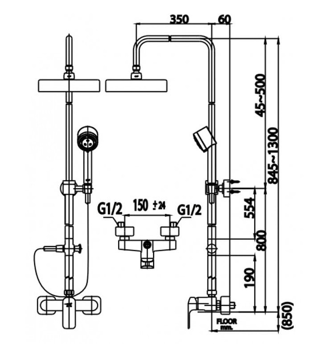 Sen Cây COTTO CT2149WS Scirocco Nóng Lạnh