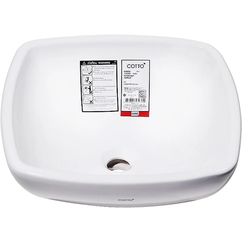 Chậu Lavabo Dương Bàn COTTO C0003 Tess