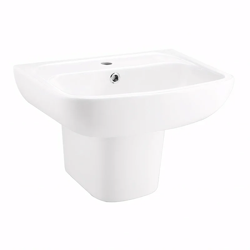 Chậu Lavabo Treo Tường Chân Lửng COTTO C0141/C4241 Brio