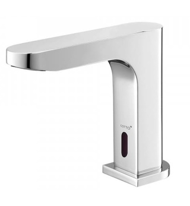 Vòi rửa mặt lavabo lạnh cảm ứng COTTO CT4918DC dùng pin