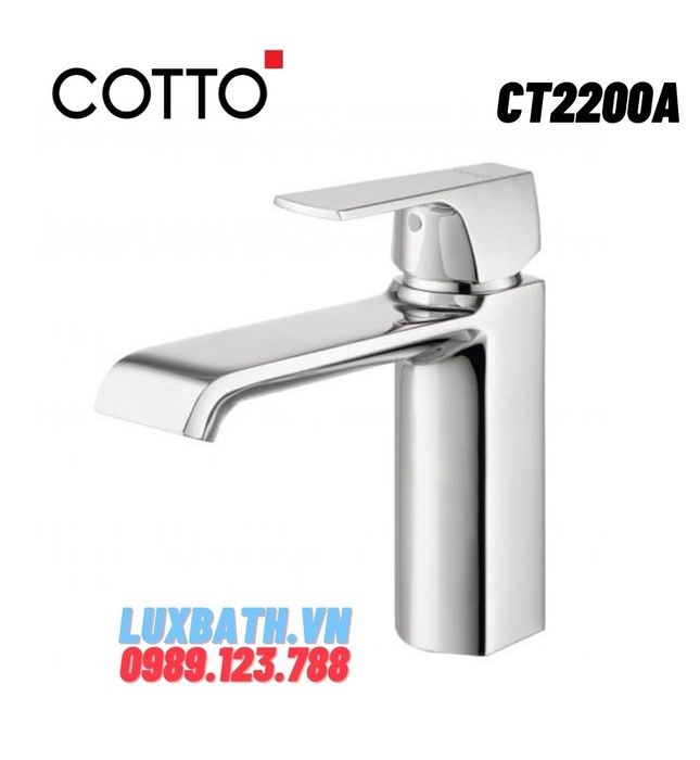 Vòi rửa mặt lavabo nóng lạnh COTTO CT2200A