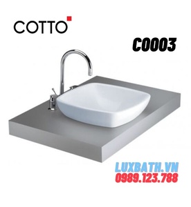 Chậu Rửa Lavabo COTTO C0003 Tess Dương Bàn