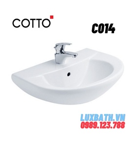 Chậu Rửa Lavabo COTTO C014 không chân 
