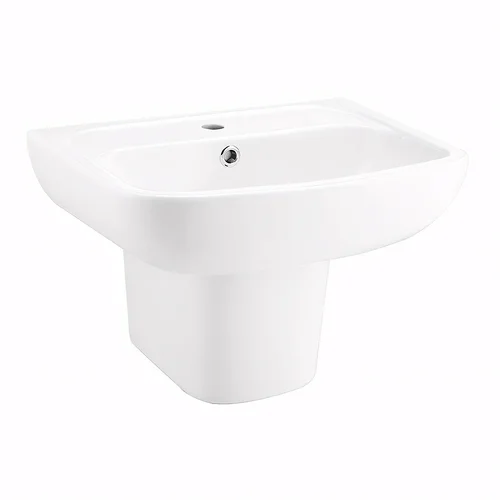 Chậu Lavabo Treo Tường Chân Lửng COTTO C0141/C4241 Brio