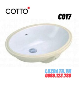 Chậu Rửa Lavabo COTTO C017 Marlow Âm Bàn