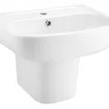 Chậu Lavabo Treo Tường Chân Lửng COTTO C0141/C4241 Brio