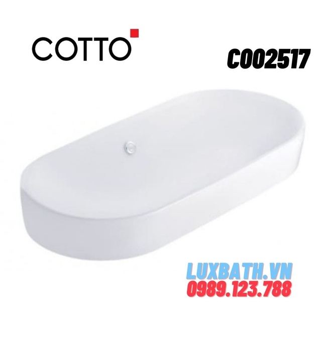 Chậu Rửa Lavabo COTTO C002517 Olix 90 Dương Bàn