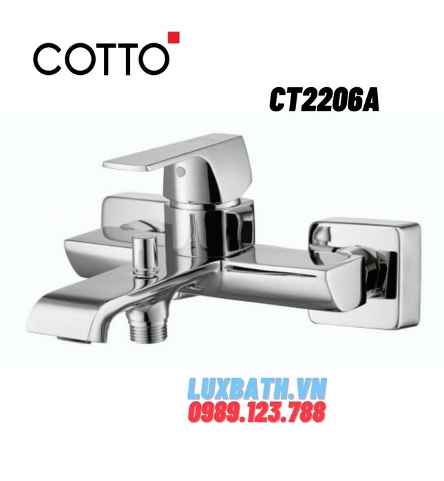 Củ Sen Tắm COTTO CT2206A Cubic Nóng Lạnh