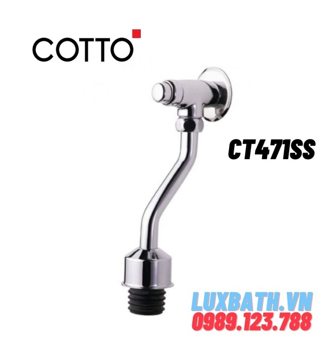 Van xả tiểu ấn COTTO CT471SS
