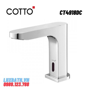 Vòi rửa mặt lavabo lạnh cảm ứng COTTO CT4918DC dùng pin