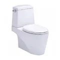 Bàn Cầu 2 Khối COTTO Riviera C13527 Nắp Êm Xả Gạt
