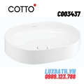 Chậu rửa mặt COTTO C003437 đặt bàn 