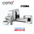 Củ Sen Tắm COTTO CT2206A Cubic Nóng Lạnh