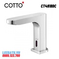Vòi rửa mặt lavabo lạnh cảm ứng COTTO CT4918DC dùng pin