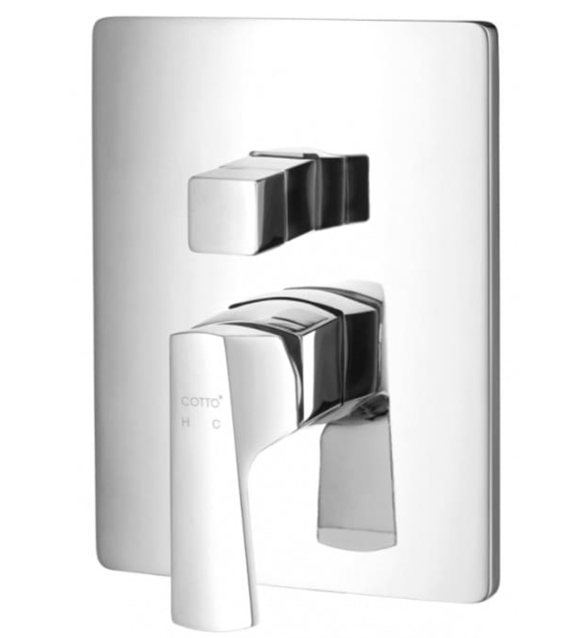 Củ Sen Tắm COTTO CT2207A Cubic Nóng Lạnh