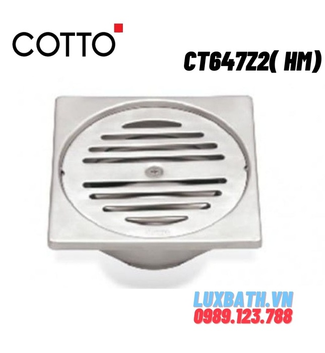 Ga thoát sàn COTTO CT647Z2(HM) Ø73