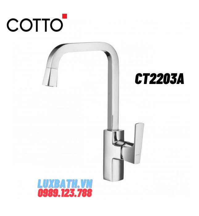 Vòi rửa bát nóng lạnh gắn chậu COTTO CT2203A