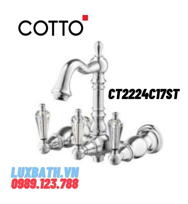 Củ sen tắm gắn tường COTTO CT2224C17ST 