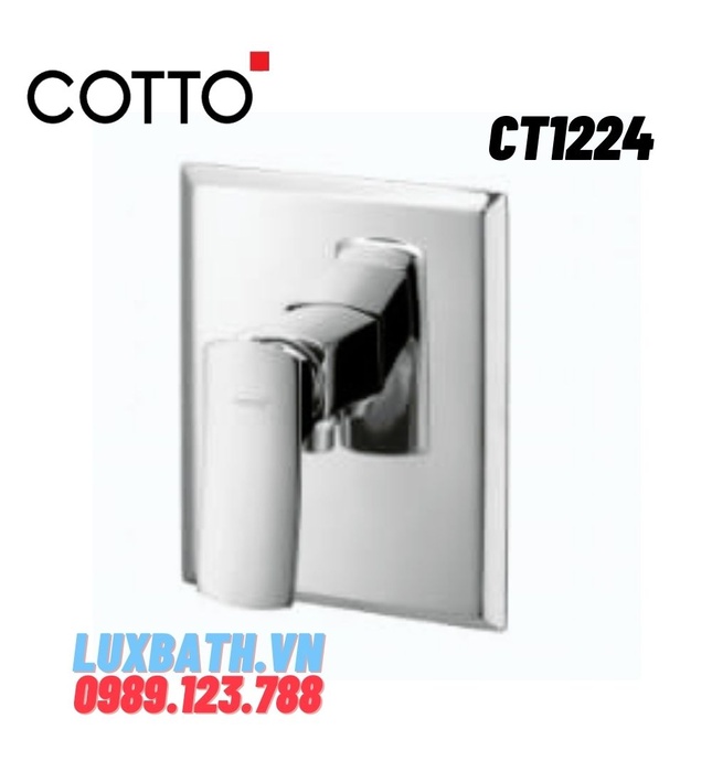 Củ sen tắm nóng lạnh âm tường COTTO CT1224 