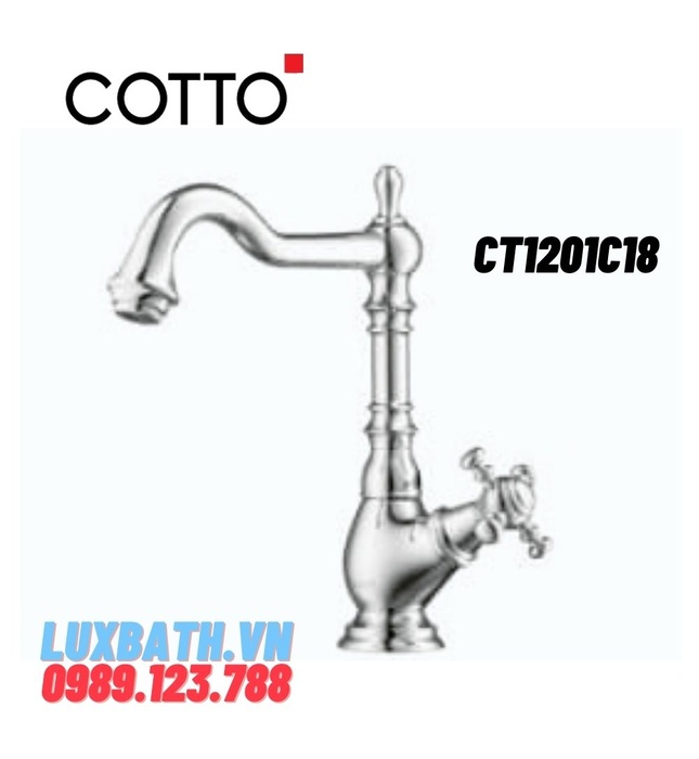 Vòi rửa mặt lavabo lạnh COTTO CT1201C18