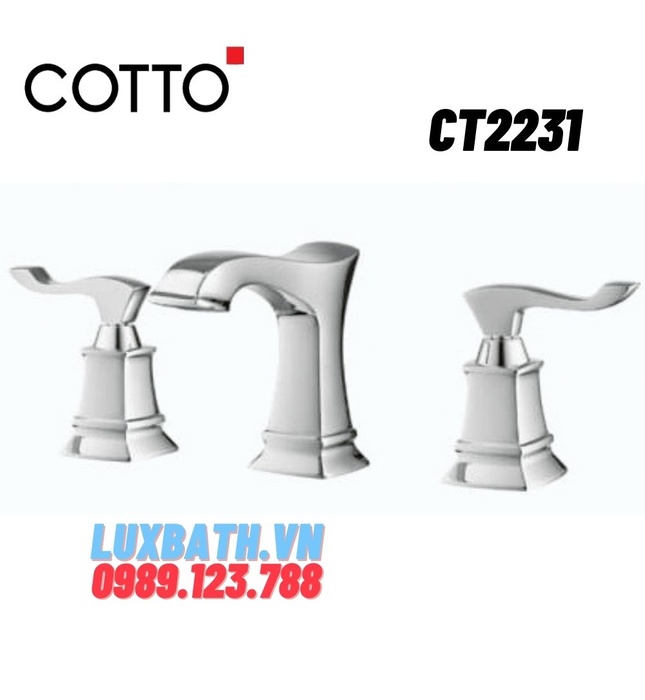 Vòi rửa mặt lavabo nóng lạnh COTTO CT2231