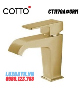 Vòi rửa mặt lavabo lạnh màu vàng COTTO CT1170A#GRM