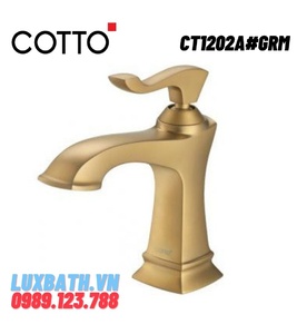 Vòi rửa mặt lavabo lạnh màu vàng COTTO CT1202A#GRM