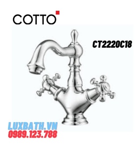 Vòi rửa mặt lavabo nóng lạnh COTTO CT2220C18 