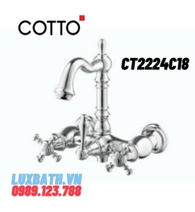 Vòi rửa mặt lavabo nóng lạnh COTTO CT2224C18 