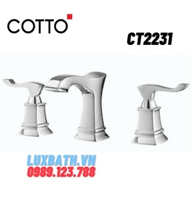 Vòi rửa mặt lavabo nóng lạnh COTTO CT2231