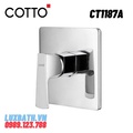 Mặt nạ sen tắm âm tường COTTO CT1187A