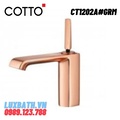 Vòi rửa mặt lavabo lạnh màu vàng đồng COTTO CT1181J#RG