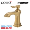 Vòi rửa mặt lavabo lạnh màu vàng COTTO CT1202A#GRM