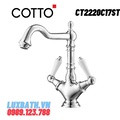Vòi rửa mặt lavabo nóng lạnh COTTO CT2220C17ST