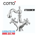 Vòi rửa mặt lavabo nóng lạnh COTTO CT2220C18 