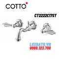 Vòi rửa mặt lavabo nóng lạnh COTTO CT2222C17ST