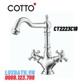 Vòi rửa mặt lavabo nóng lạnh COTTO CT2223C18
