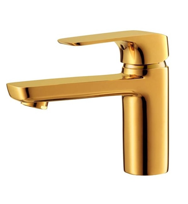 Vòi rửa mặt lavabo nóng lạnh COTTO CT1142A#GR (Màu vàng) 