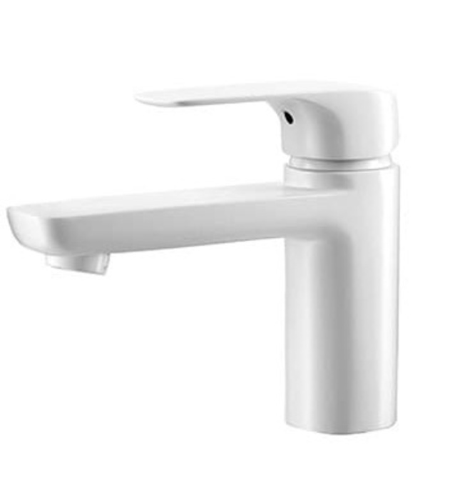 Vòi lavabo nóng lạnh màu trắng COTTO CT2123A#WH