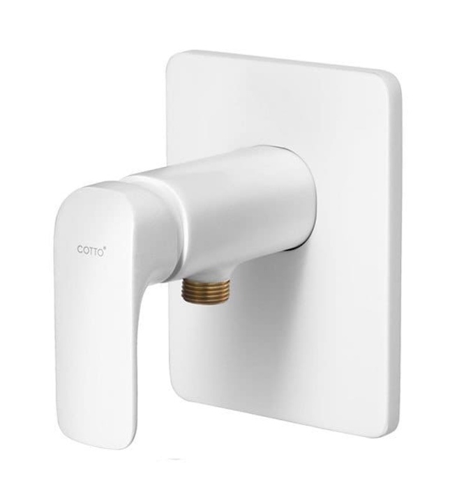 Mặt nạ sen tắm âm tường màu trắng COTTO CT1134A#WH