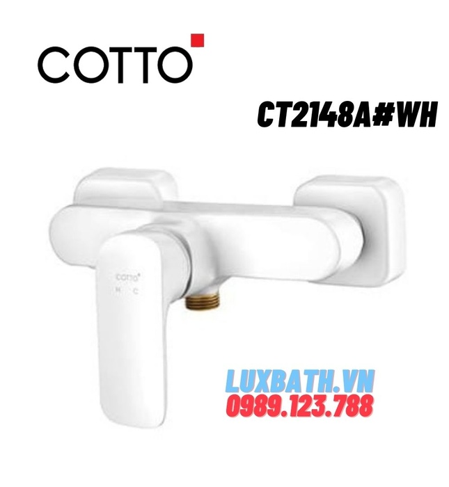 Củ sen tắm âm tường COTTO CT2148A#WH (màu trắng)