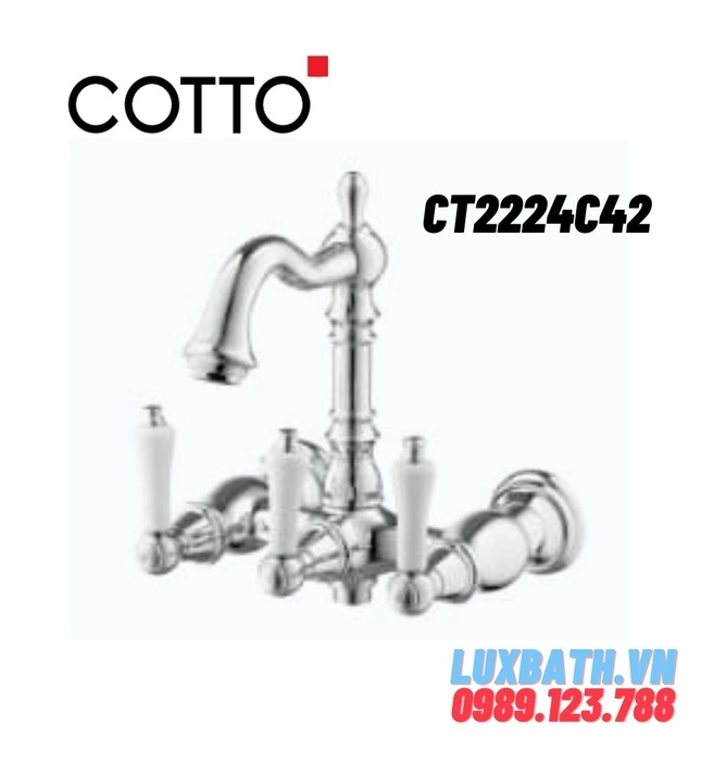 Củ sen tắm gắn tường COTTO CT2224C42