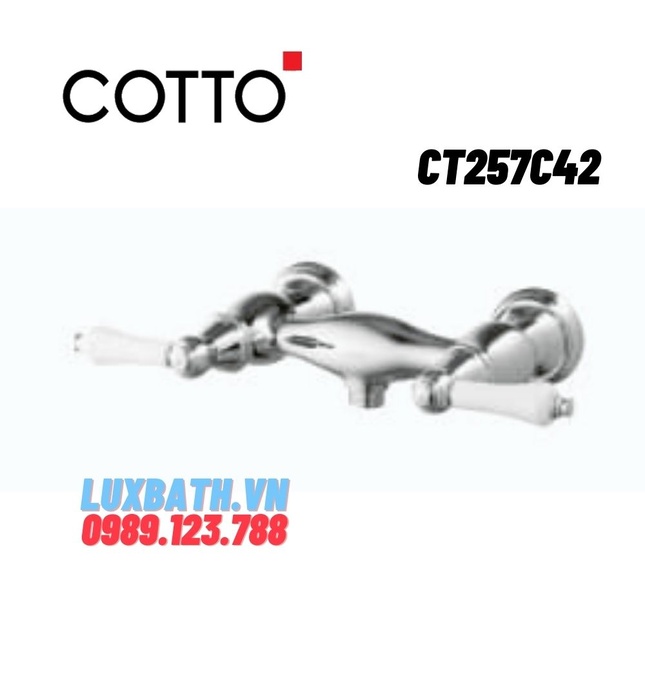 Củ sen tắm gắn tường COTTO CT257C42