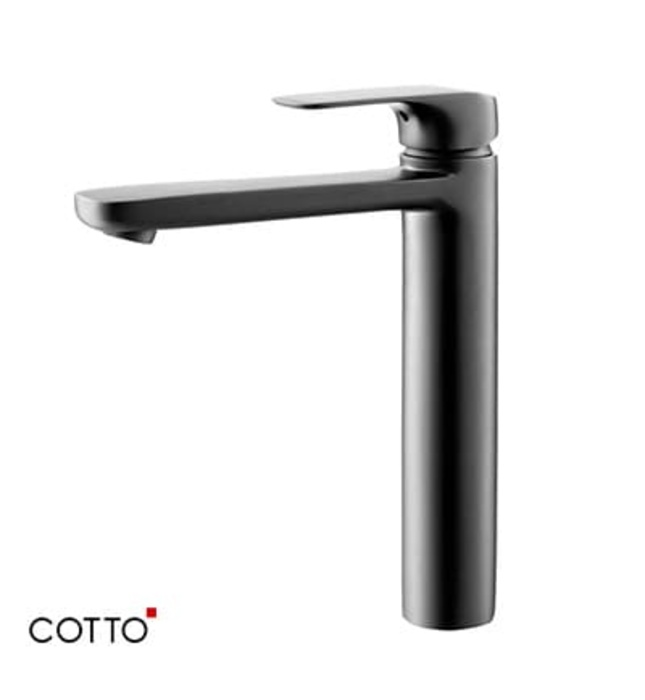 Vòi rửa mặt lavabo nóng lạnh COTTO CT1143AY#BL (màu đen)