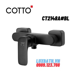 Củ sen tắm âm tường COTTO CT2148A#BL (màu đen) 