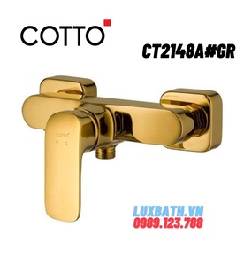 Củ sen tắm âm tường COTTO CT2148A#GR (màu vàng) 
