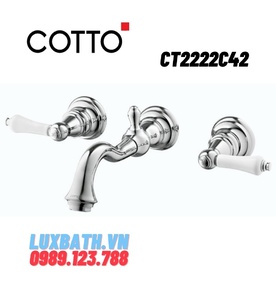 Vòi rửa mặt lavabo nóng lạnh COTTO CT2222C42