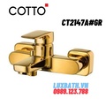 Củ sen tắm gắn tường COTTO CT2147A#GR (màu vàng) 