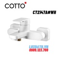 Củ sen tắm gắn tường COTTO CT2147A#WH (màu trắng) 
