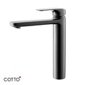 Vòi rửa mặt lavabo nóng lạnh COTTO CT1143AY#BL (màu đen)